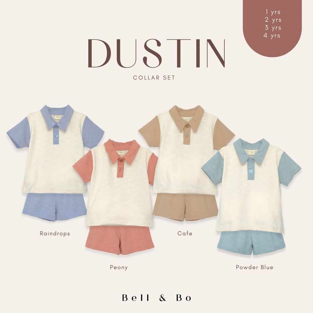BELL & BO DUSTIN SET | BELL AND BO SETELAN ANAK