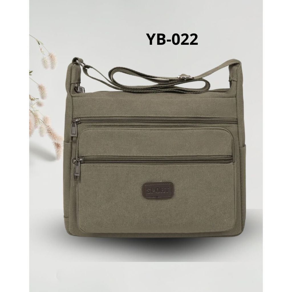 Tas Selempang Slempang Pria / Shoulder Bag Kanvas YB-022