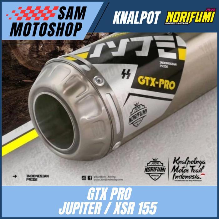 KNALPOT NORIFUMI GTX PRO MOTOR YAMAHA XSR 155 FULL SYSTEM DB KILLER - Jupiter Z