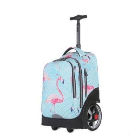 School Bag for girls with wheels Travel Rolling backpack Bags for teenagers travel trolley bag Child