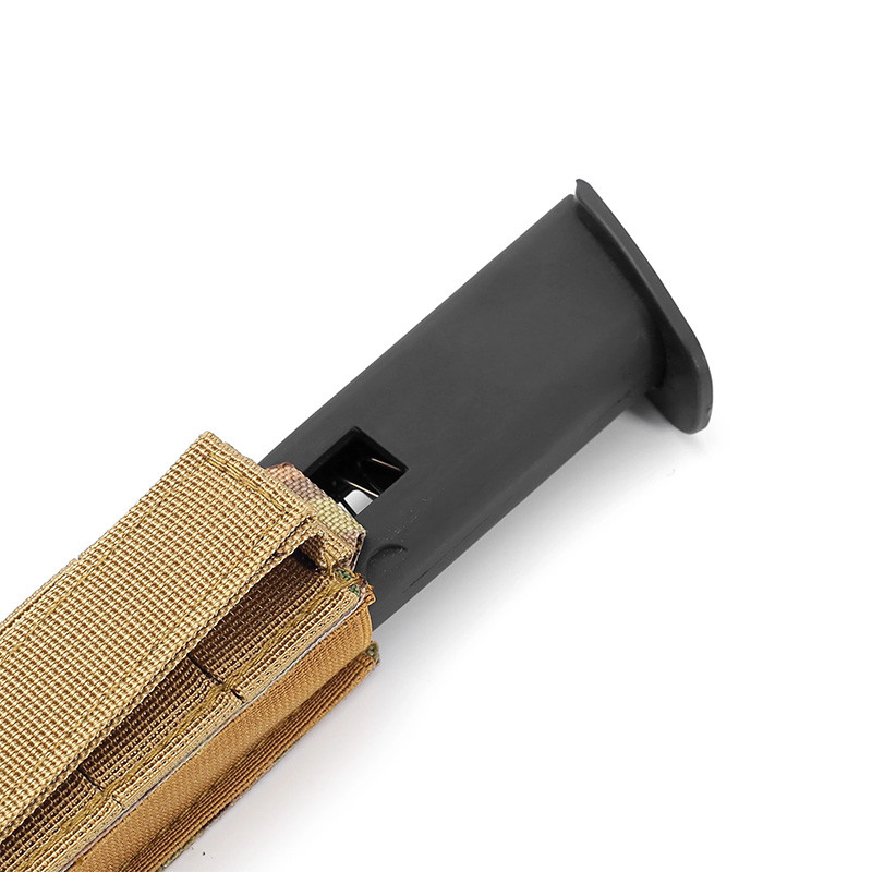 OPHIAN Laser Cut Mole 9mm Magazine Pou for Gk 17 M9 Single Magazine Pou Flashlight Pou Knife Holster