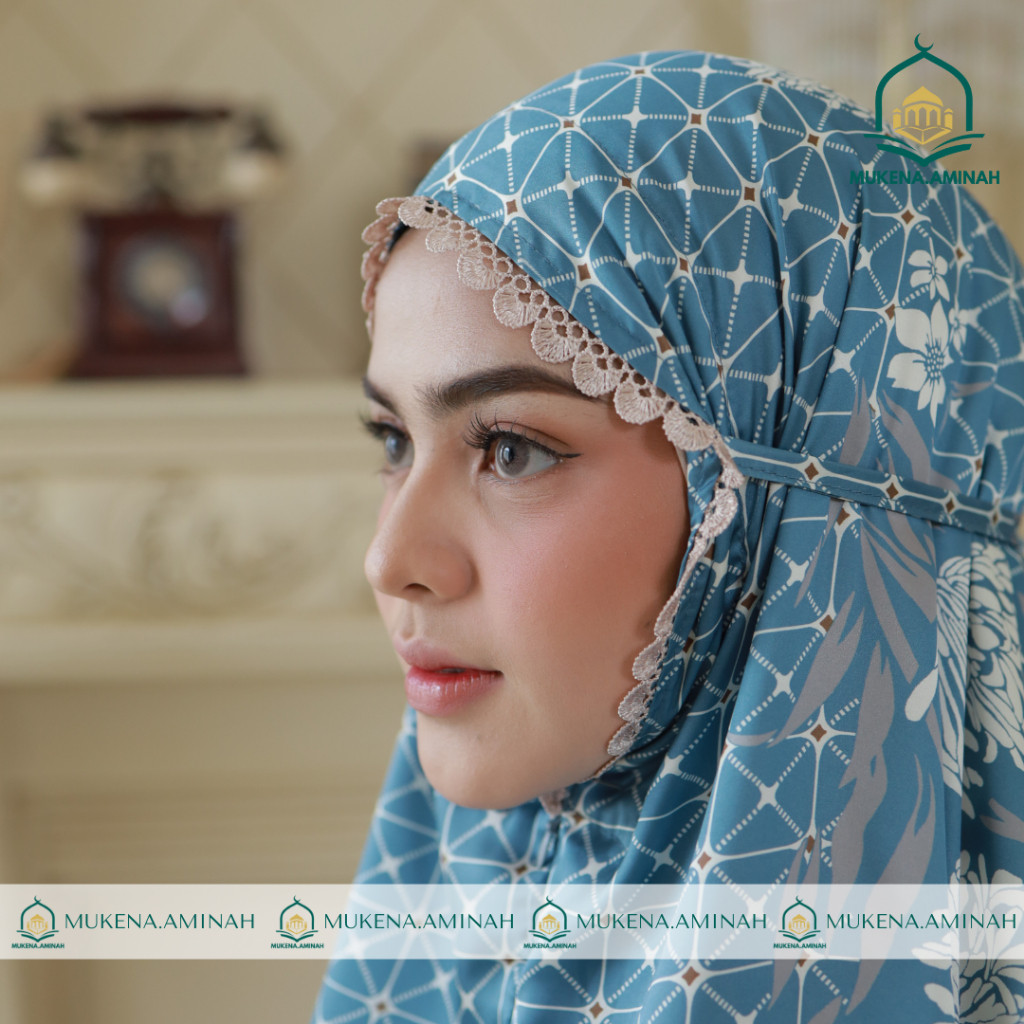 Terbaru 2026 MUKENA.AMINAH MUKENA DEWASA JASMINE SUTRA SILK PREMIUM 2IN1 RENDA MEWAH JUMBO Mukena Le