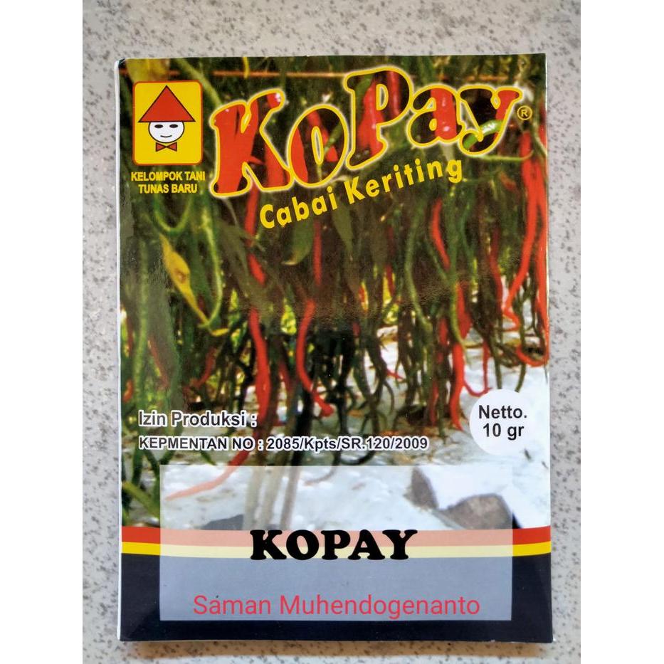 PROMO  Benih Cabe Merah Keriting KOPAY 10 Gram - CMK KOPAY - Bibit Cabai Cabe KOPAY kopai copay copa