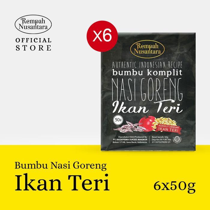 BUMBU NASI GORENG TERI REMPAH NUSANTARA 50 GR (6 PCS)