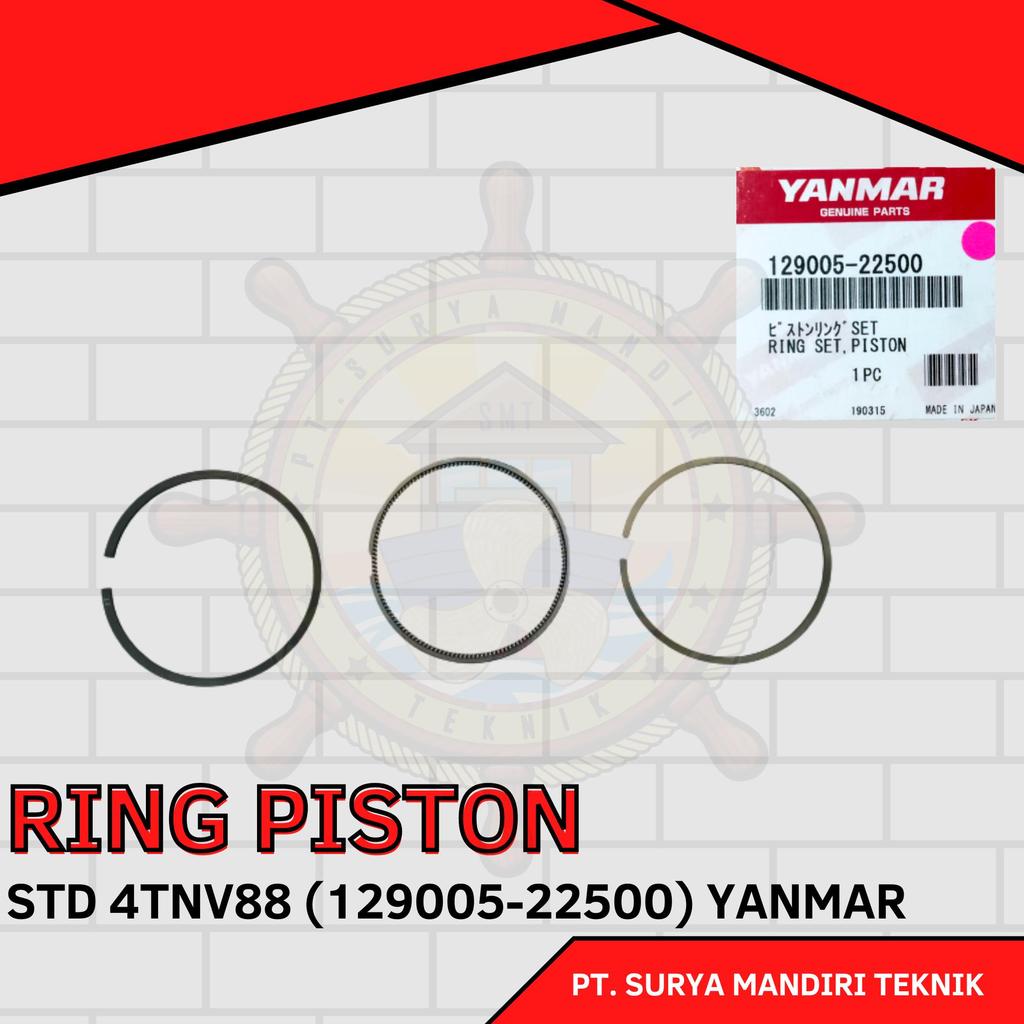 RING PISTON 3TNV88 / 4TNV88 STD (129005-22500) YANMAR ASLI GENUINE