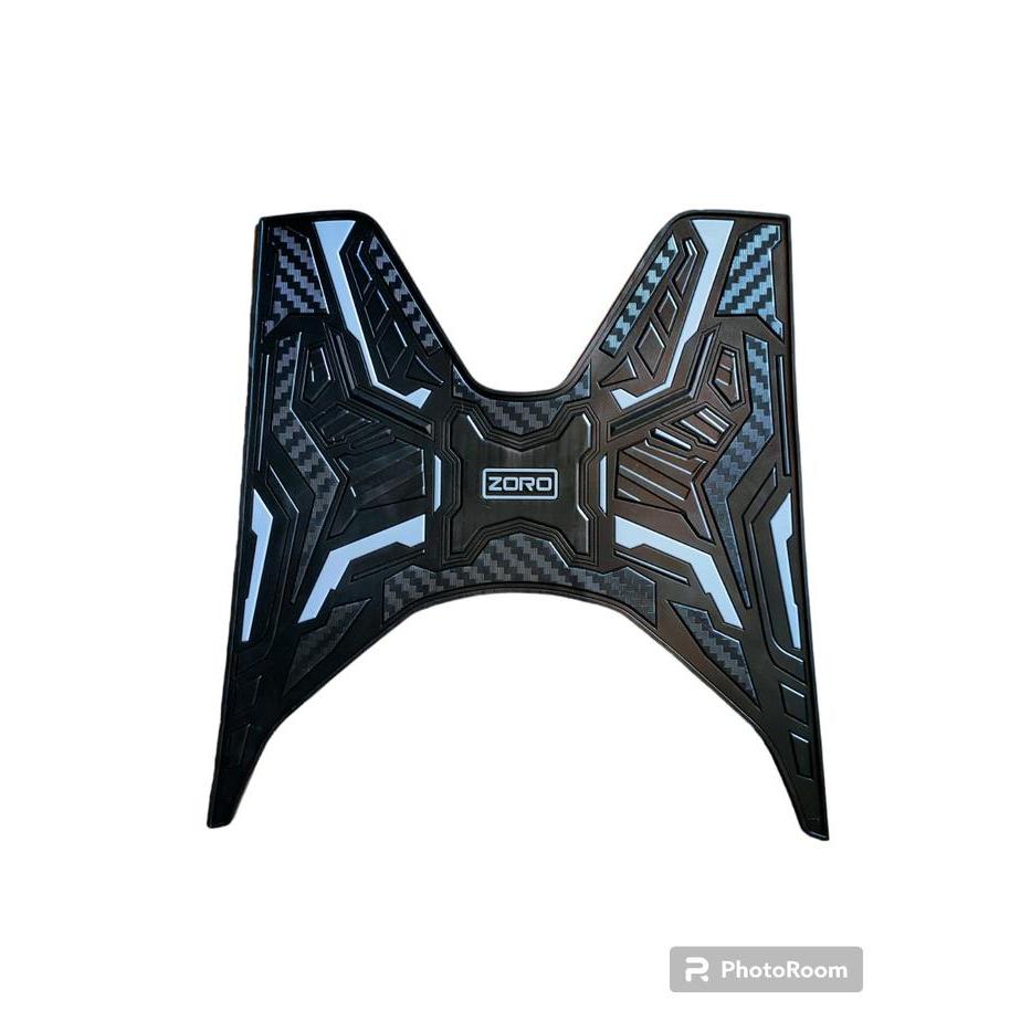 KARPET MOTOR VARIO 125 150 NEW 2018-2023 VARIO NEW CARBON ZORO - PUTIH, VARIO 125/150 NEW