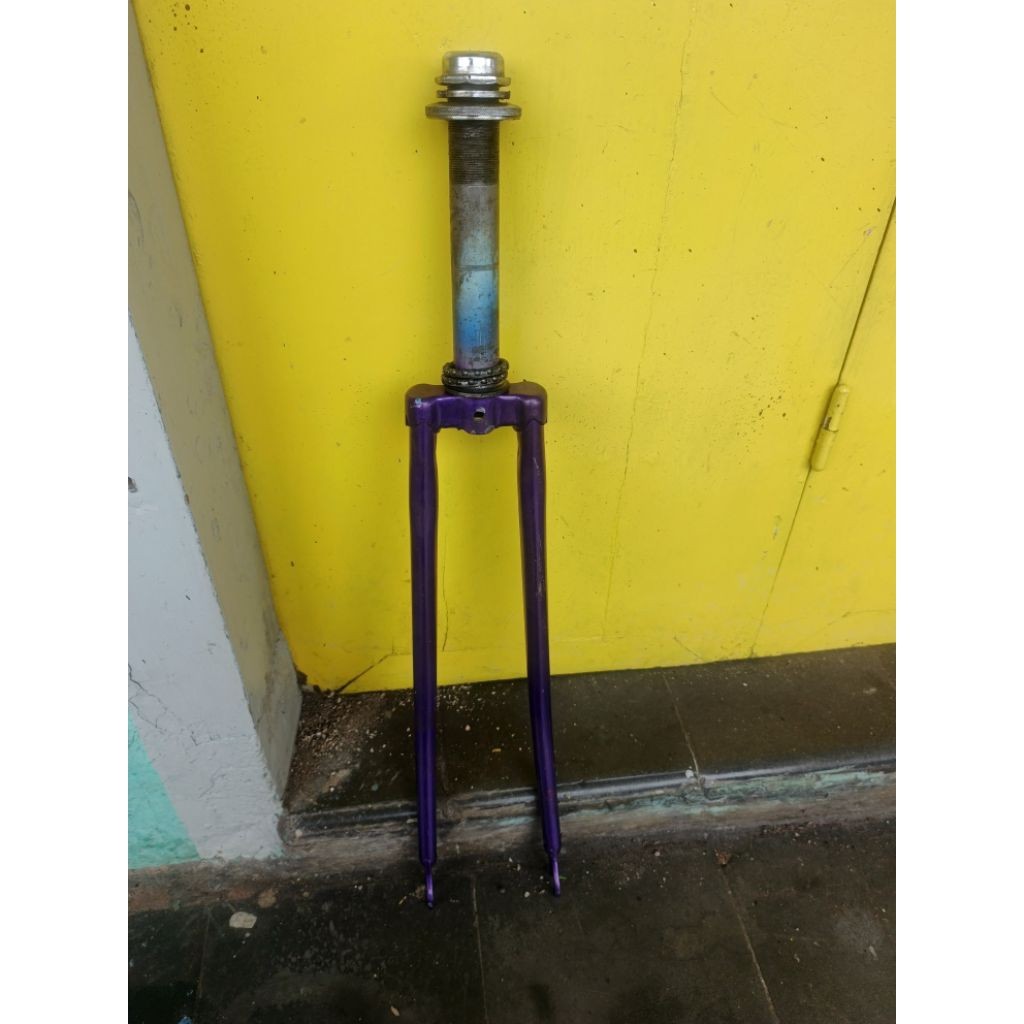 fork sepeda balap 27 jadul mulus antiq