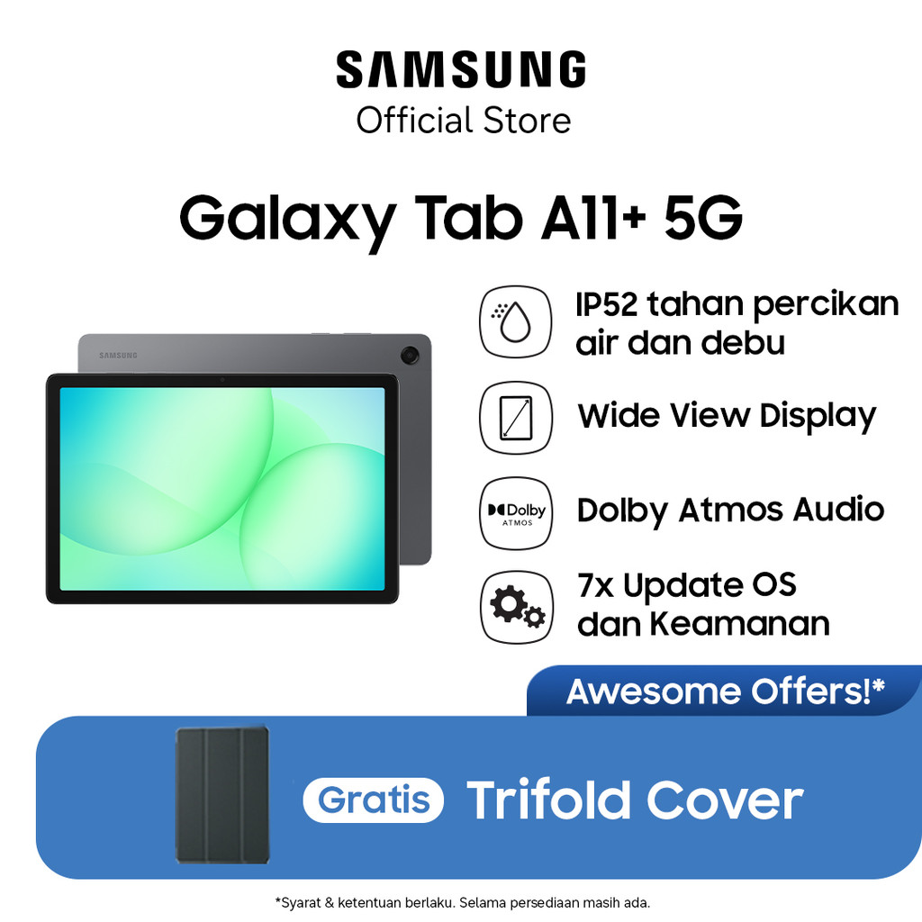 Samsung Galaxy Tab A11+ 5G 6/128 - Gray