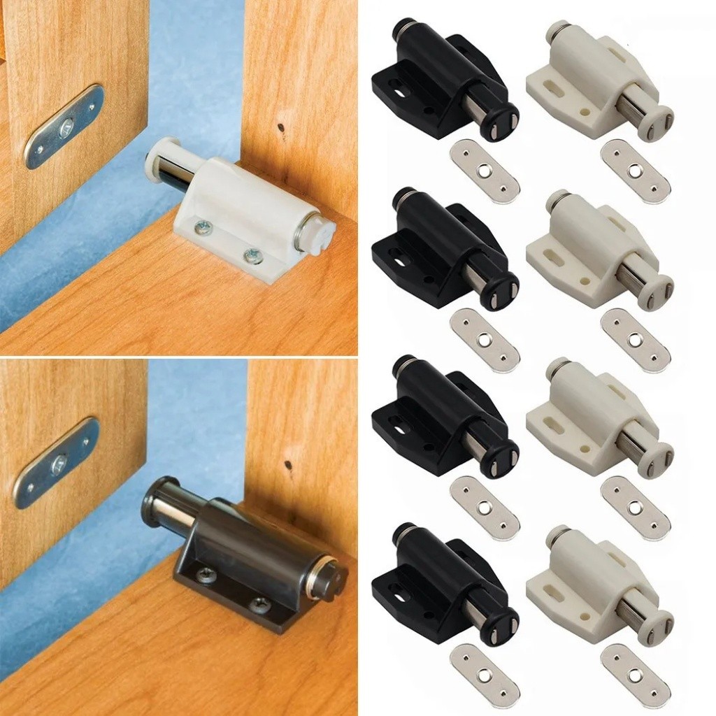 [ ready stok ]Magnet Pintu Lemari Dobel/Magnet Push Open Single Double Lemari Kaca Buffet/ Push Open