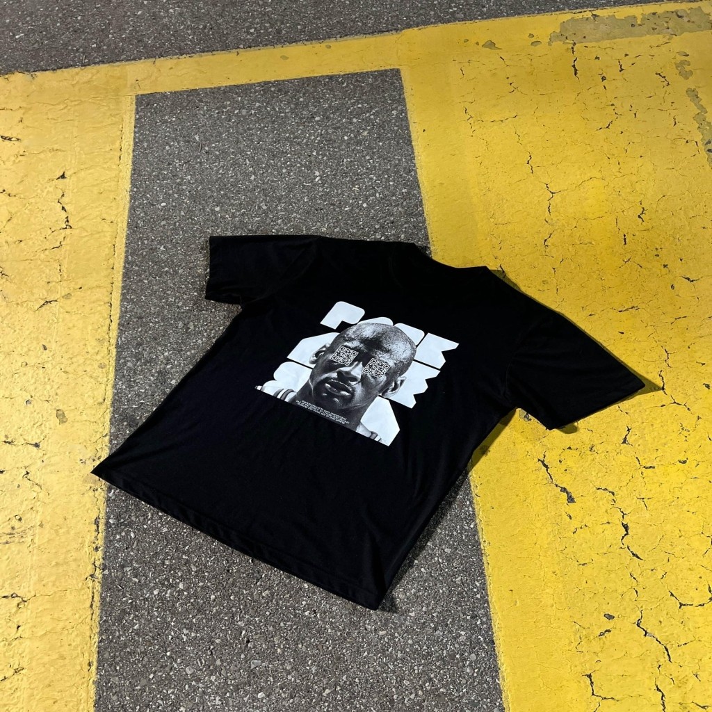 Michael Jordan Grafis Kaos: Vintage Basket Fan Kaos with QR Code