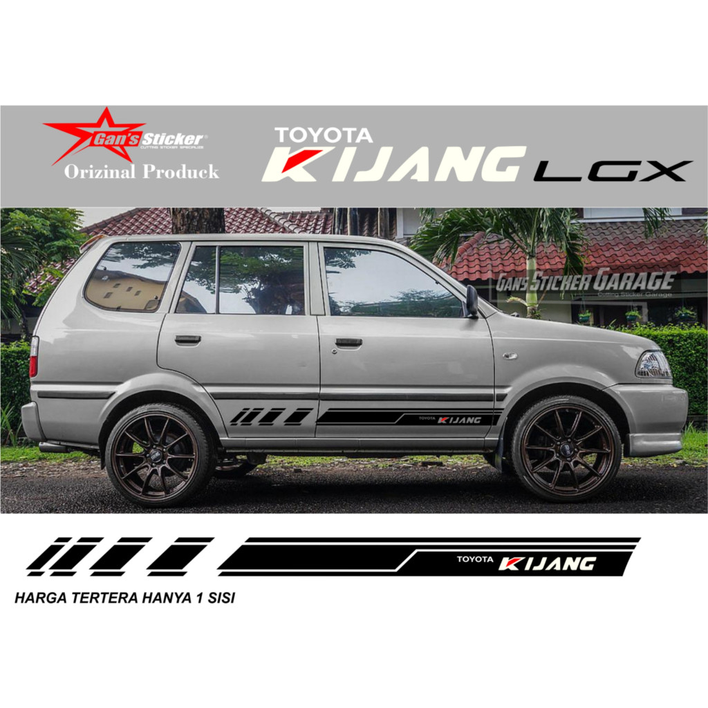 STREET.CARS Sticker Kijang Kapsul KIJANG LGX TOYOTA Kijang Kapsul LGX