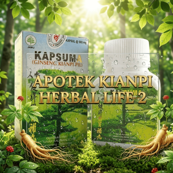 Kianpi Herbal Life2 - PUSAT HERBAL CINA Obat Asli Cina - KAPSUMA GINGSENG PIL/ PENGGEMUK BADAN KAPSU