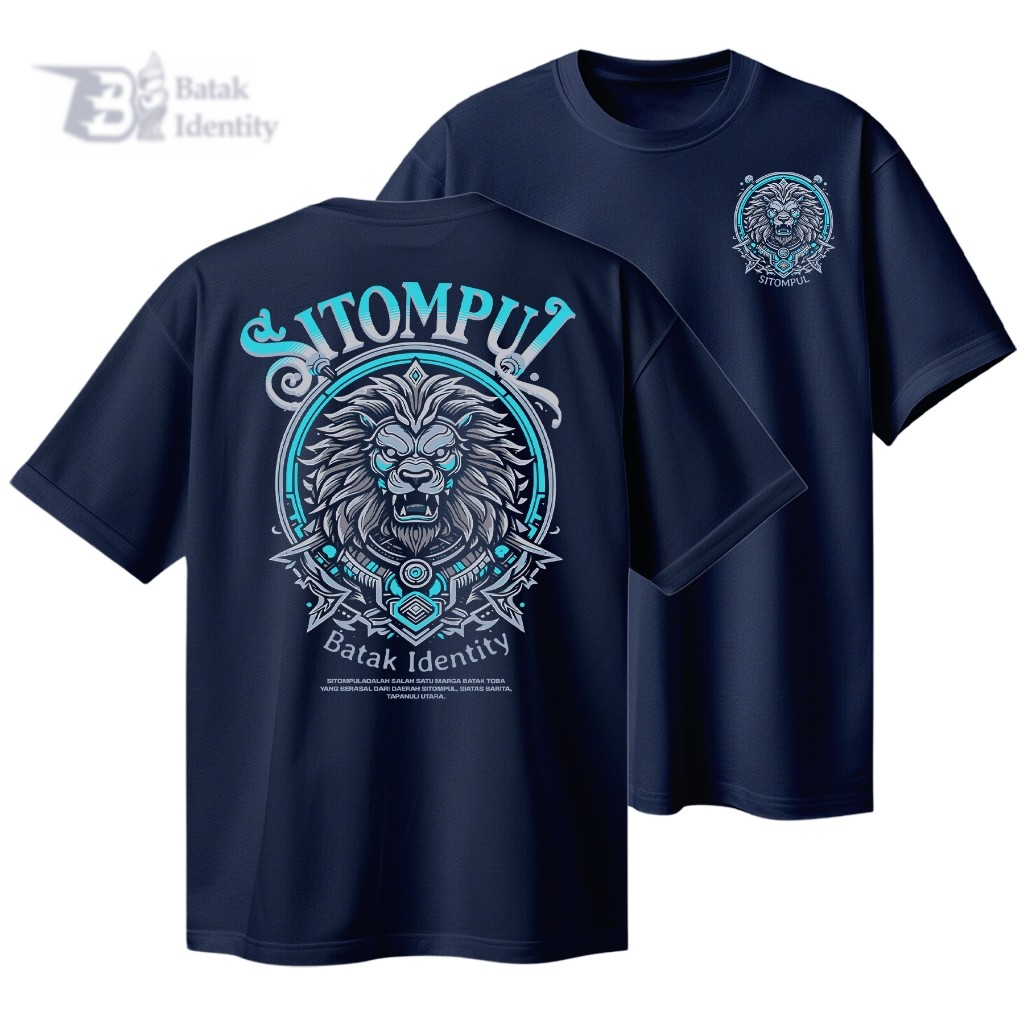 Baju SITOMPUL - Batak Identity - Kaos Marga Batak SITOMPUL Premium  24S CYR1