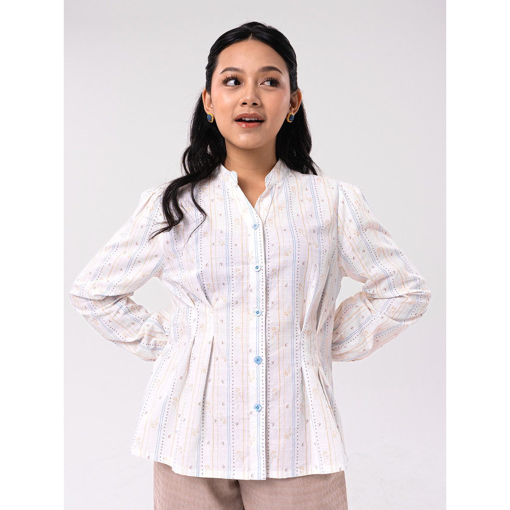 EXIT Rona Serasi - Aramasya Series | Blouse Dewasa Warna Putih