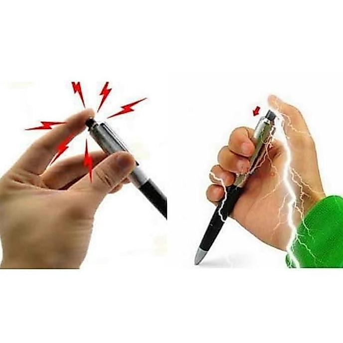 Shocking Pen Pulpen Setrum Mainan Prank Setrum Pena Palsu Listrik