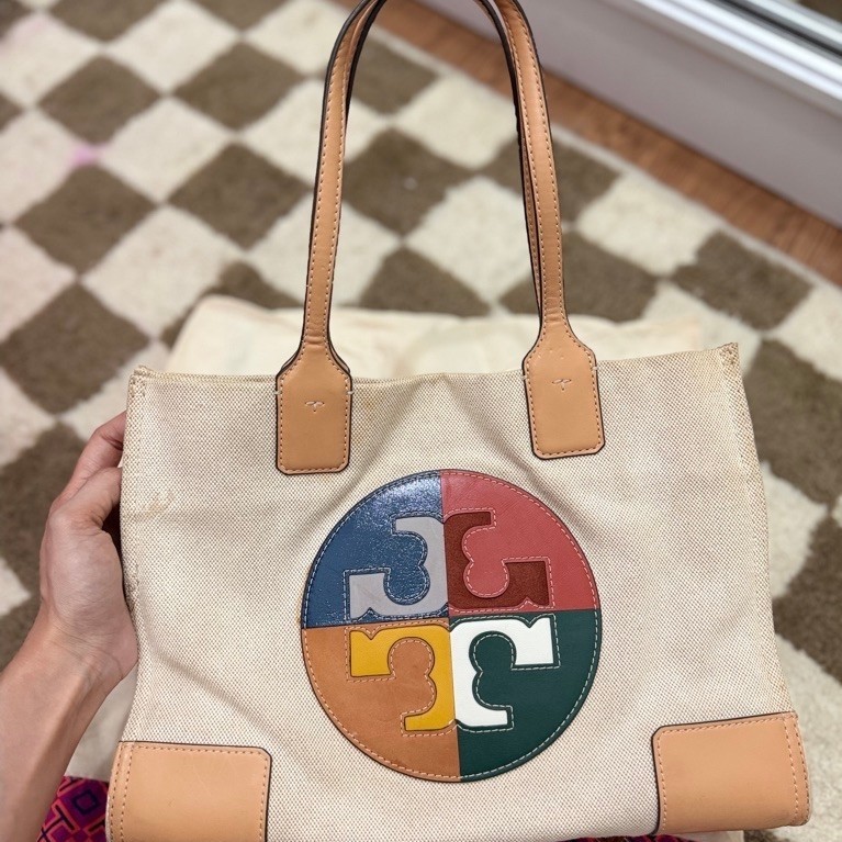preloved tb tote bag ella multicolor original