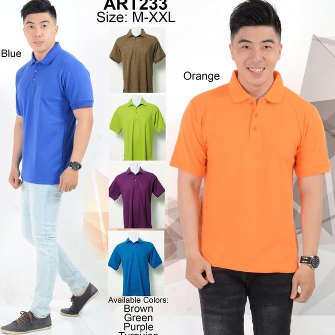 Cuci Gudang Andre Michel Kaos Polo Shirt Polos Pria Lengan Pendek Andre Michel 233Pd