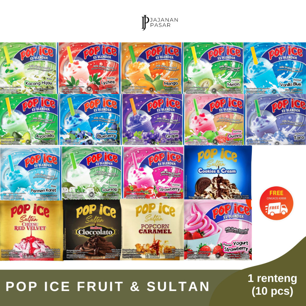 Grosir Pop Ice Blender 1 Renceng - 10pcs