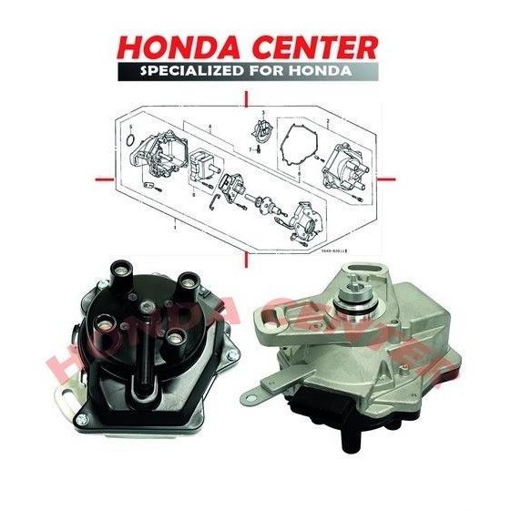 DELCO DELKO DISTRIBUTOR PENGAPIAN CITY Z 2000 2001 2002 SX8 30100-P2A-J01 HEMAT