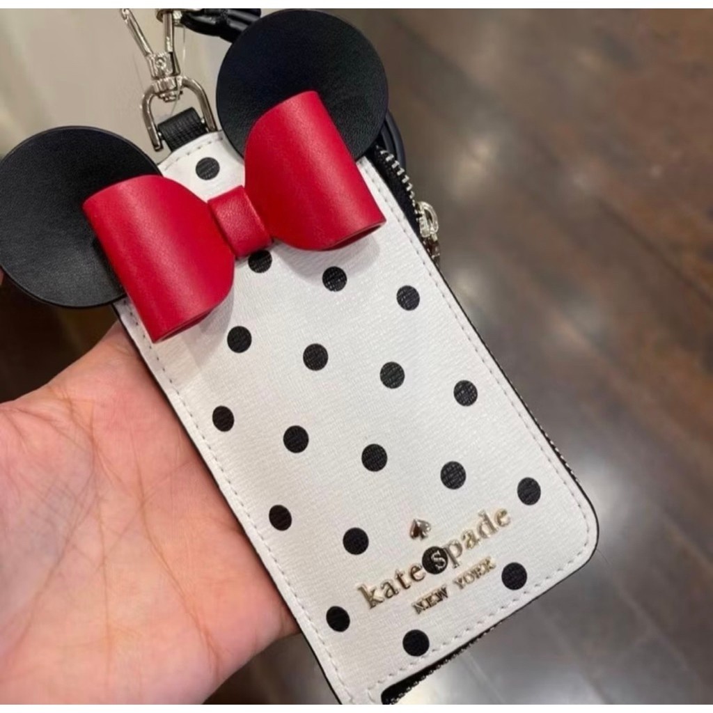 Kate Spade Disney X Minnie Mouse Lanyard New
