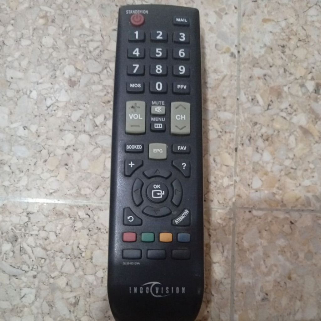 remote parabola indovision