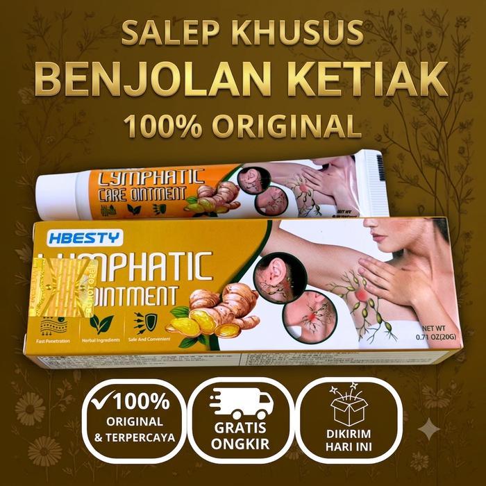 Promo [Hbesty] Salep Benjolan Lipoma Ampuh untuk Benjolan di Ketiak, Benjolan di Leher, Obat Benjola