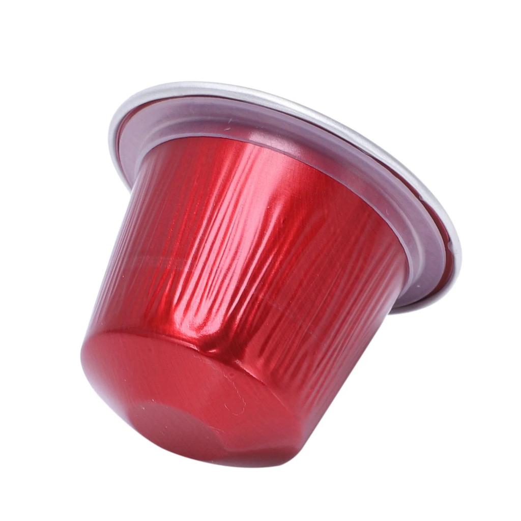 100 Sets Refillable Coffee Capsule Cup Disposable For Nespresso Pod For Nescafe Automatic Coffee Mac