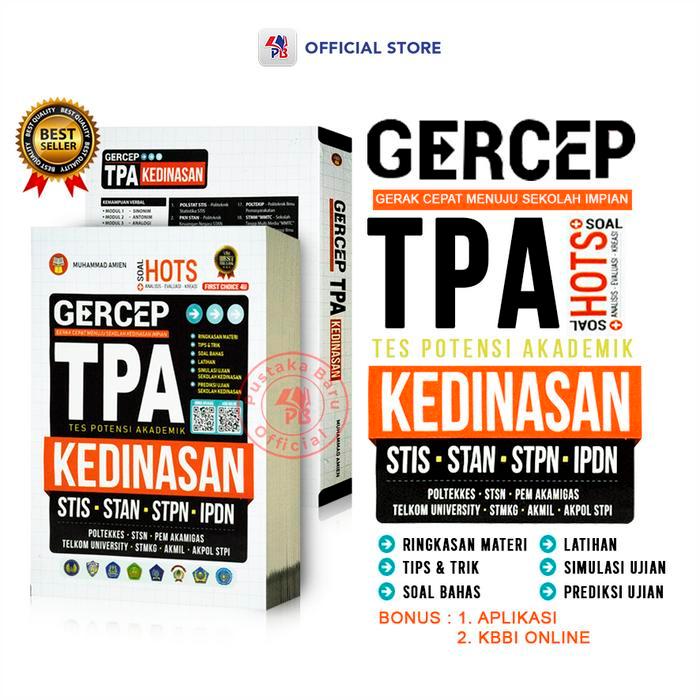 Buku TPA Kedinasan / Gercep TPA Kedinasan STIS-STAN-STPN-IPDN / Yrama Widya - YW