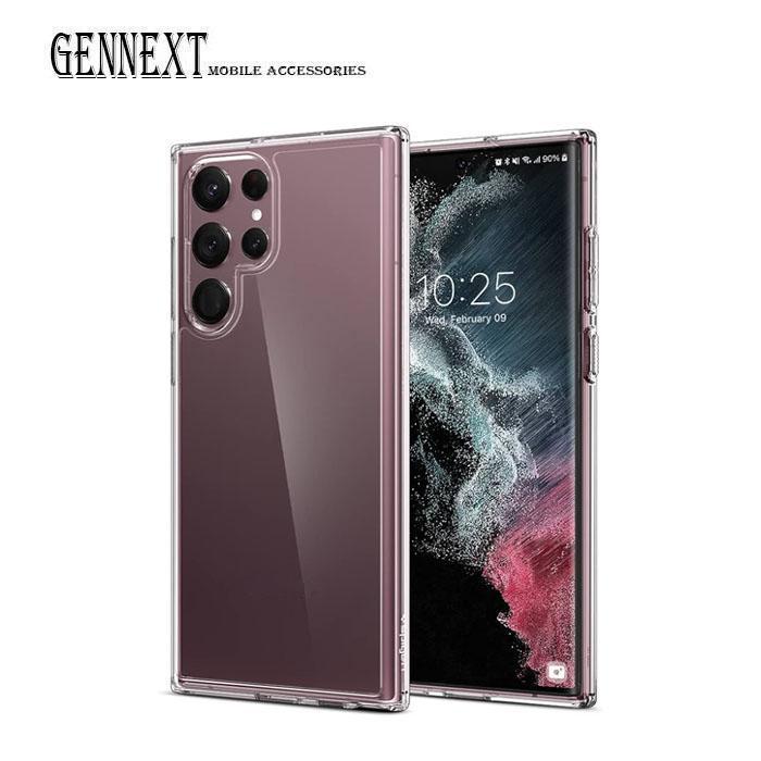 GENNEXT CASING FOR SAMSUNG S22 S22PLUS S22ULTRA PLUS ULTRA CLEAR CRYSTAL SOFTCASE HARDCASE - S22