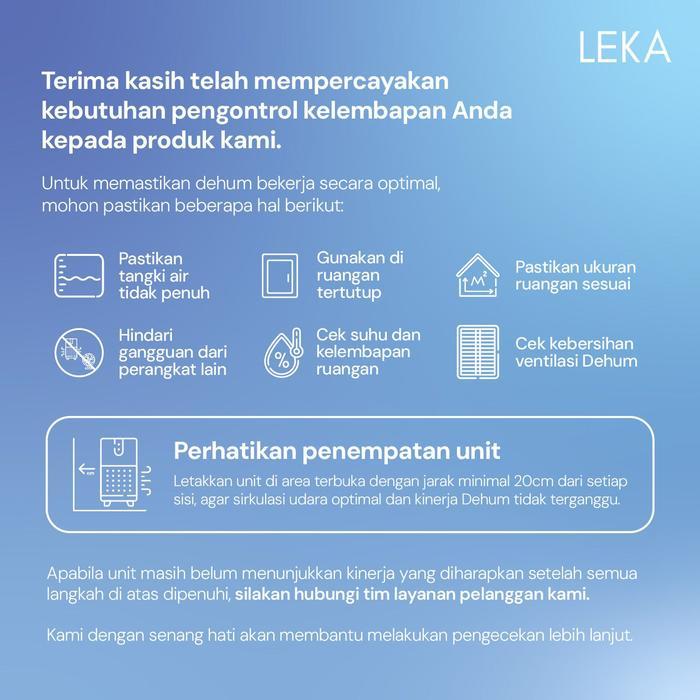 LEKA - DH6220 Marine Dehumidifier - Penyerap Kelembaban Udara - 1pc DH6220