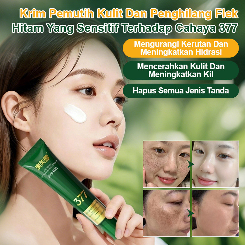 Pemutih 377 Anti Noda JMY-377 Krim Anti Kerut Pemutih Penghilang Noda/Krim Pemutih Wajah 377/Anti No