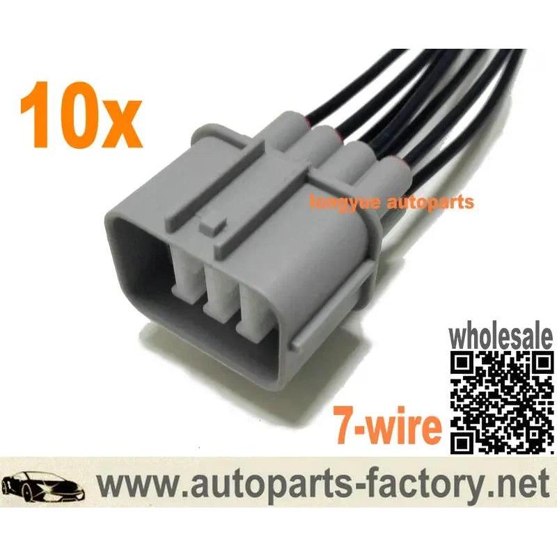 Longyue 10pcs O2 Oxygen Sensor Repair Connector Pigtail For Honda Civic NGK/NTK 24300