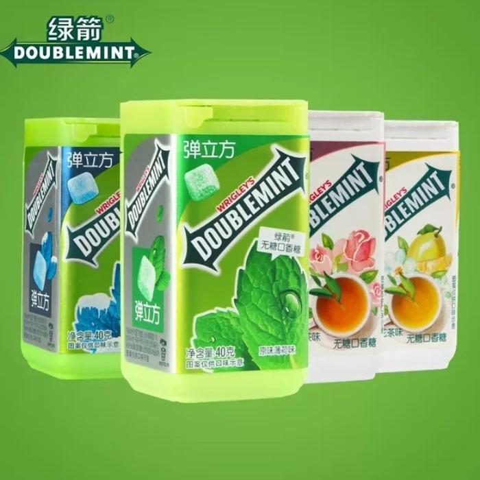 Wrigley'S Doublemint Gummy (Permen Karet) IMPORT TUBE