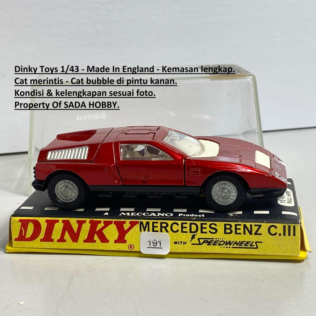 Dinky Toys 1/43 Mercedes Benz C111 Red Fullset