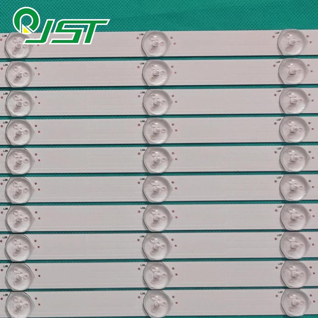100% New 10pcsKit LED Strips for 55 TV 1157014 LC 55P8000U LC55P8000U 55M5010UW C1Z1 HD55DU B52 S0 F