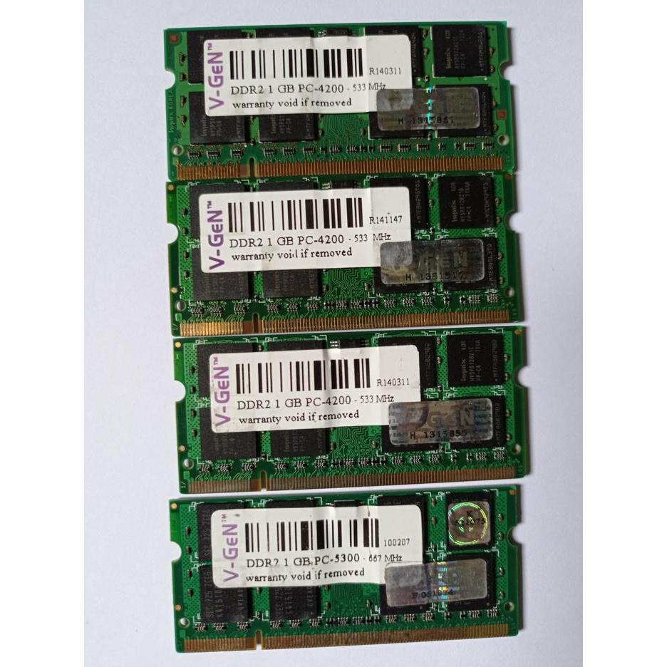 MEMORY RAM LAPTOP & PC MURAH 1GB 2GB DDR2 DDR3 SAMSUNG KINGSTON - DDR2 1GB 4200S