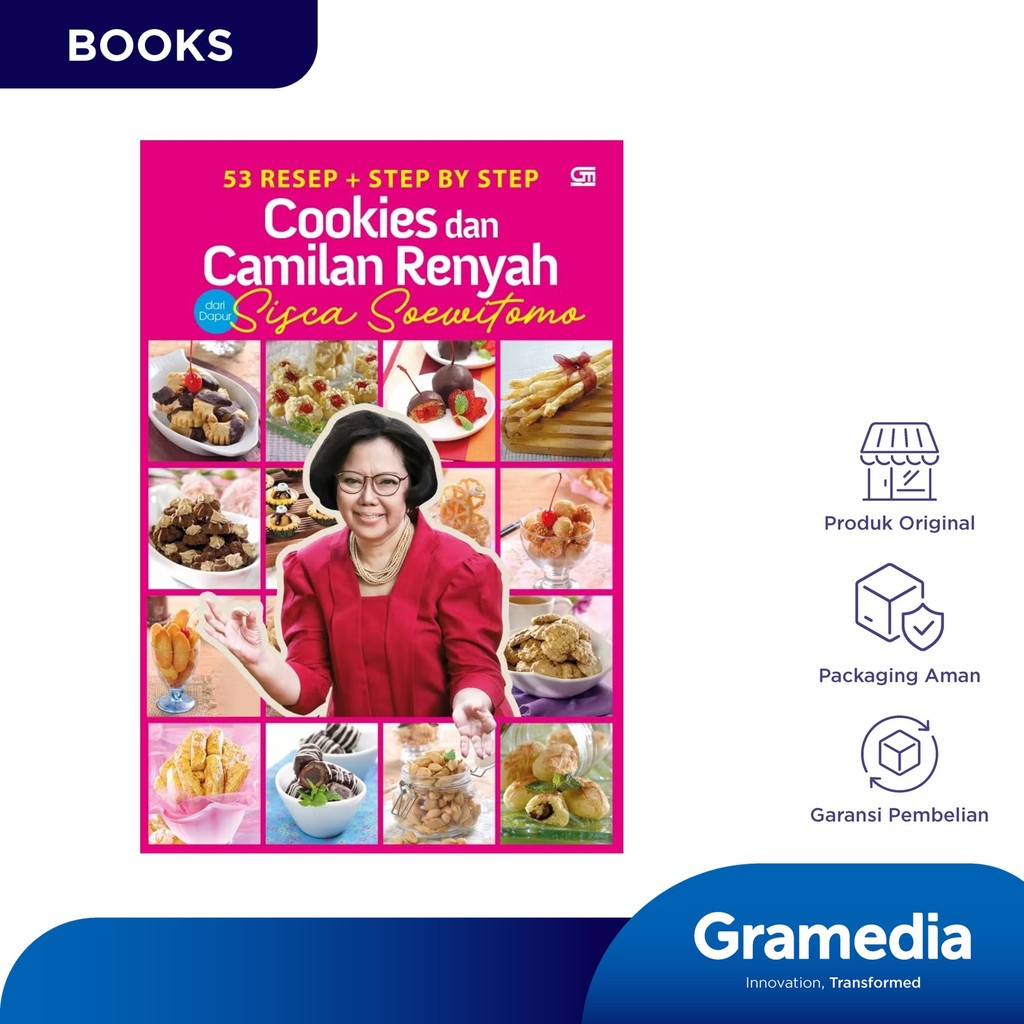 53 Resep + Step by Step Cookies dan Camilan Renyah dari Dapur Sisca Soewitomo (Sisca Soewitomo)