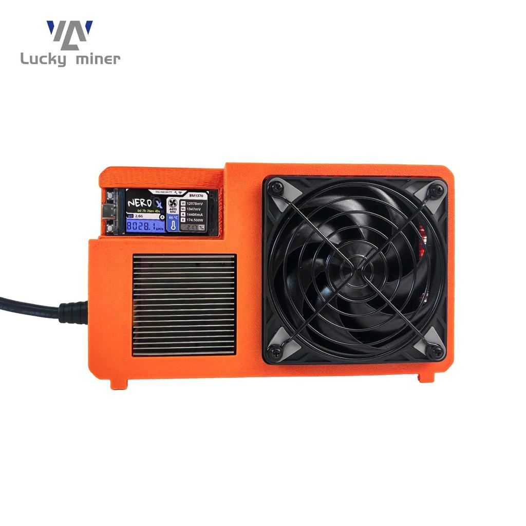 NerdQX Open Source Desktop Bitcoin Miner 8TH/s SHA-256 BTC Crypto Rig Lottery Ticket ASIC Miner for 