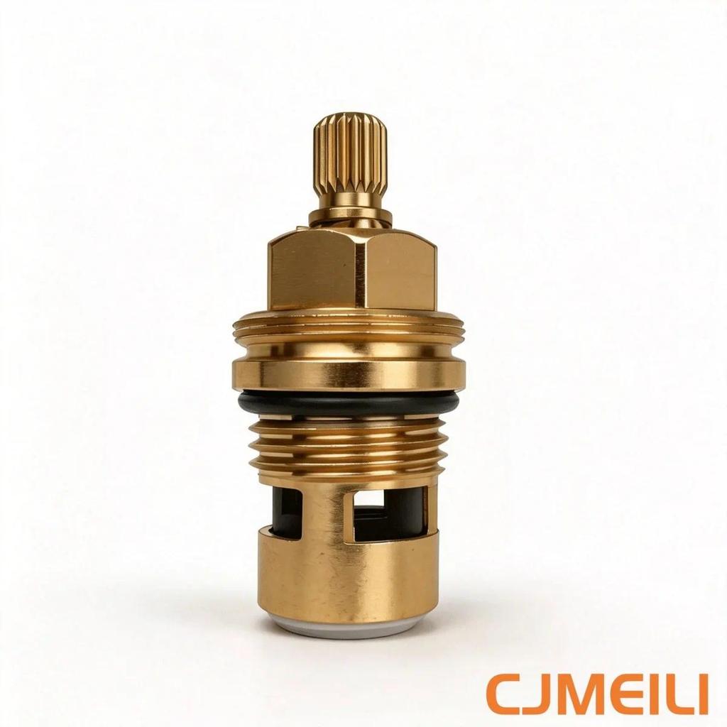 Replacement Brass Faucet Cartridge 94149000,180 Degree Right Close Ceramic Valve Core, Cold Hot Show