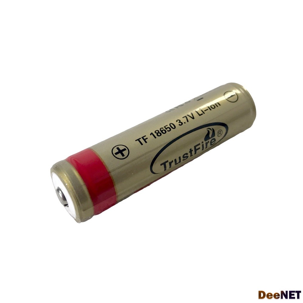 Trustfire Baterai Li-ion 18650 6000mAh 3.7V Button Top - BRC 18650
