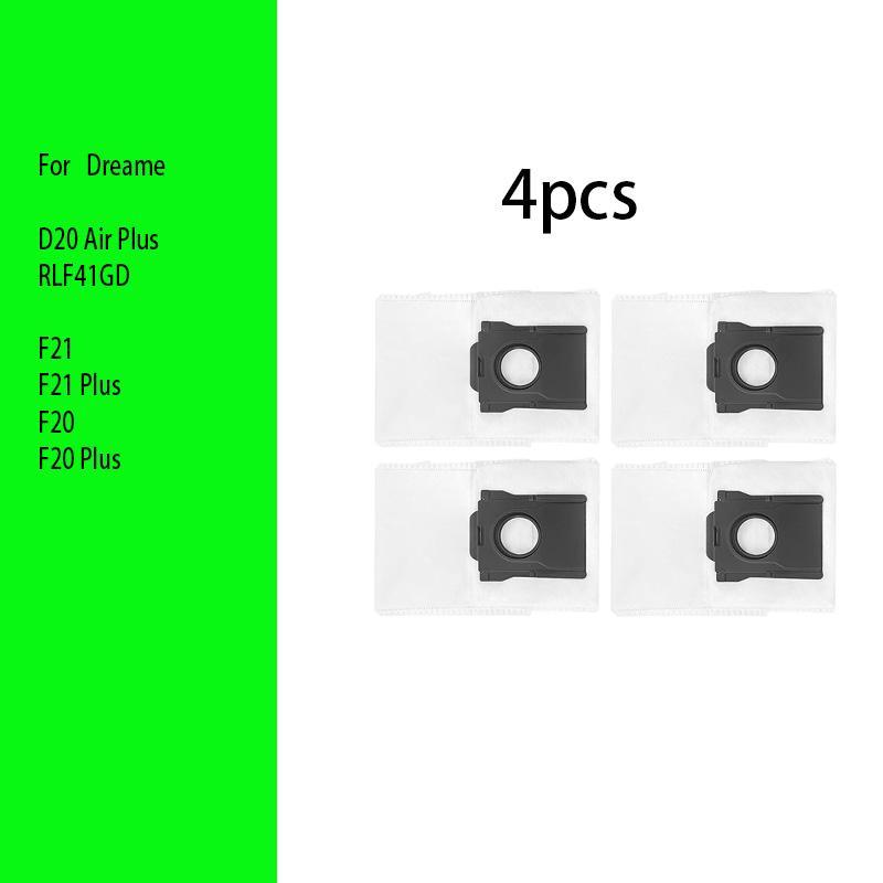 For Dreame D20 Air Plus / RLF41GD / F21 / F21 Plus / F20 / F20 Plus / Robot Vacuum Dust Bag Spare Pa