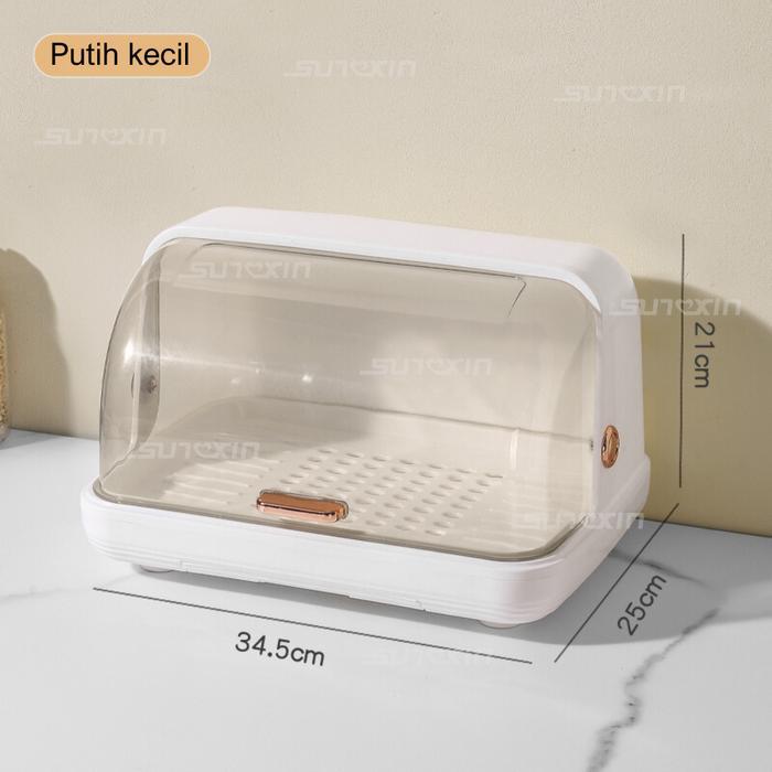 Promo SUNXIN Rak piring Plastik S06/ Rak Cangkir / Rak Cangkir Gantung / rak piring wastafel - putih