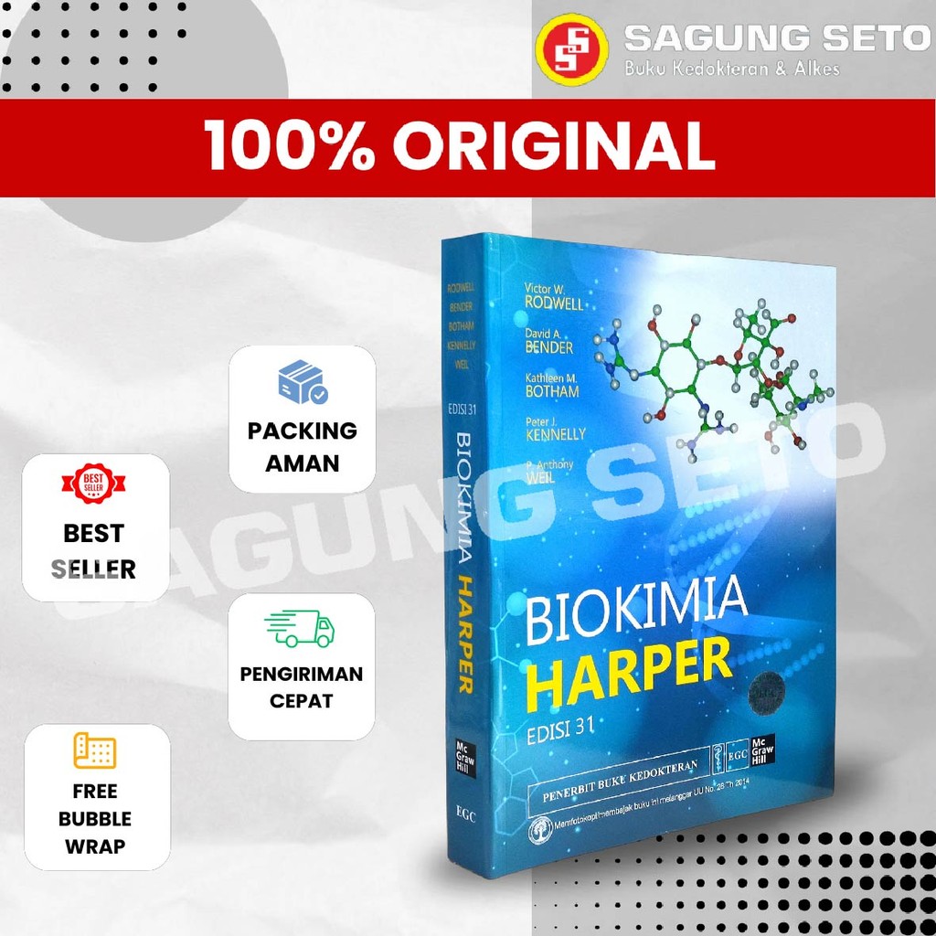 BUKU BIOKIMIA HARPER EDISI 31 / BIOKIM HARPER EGC