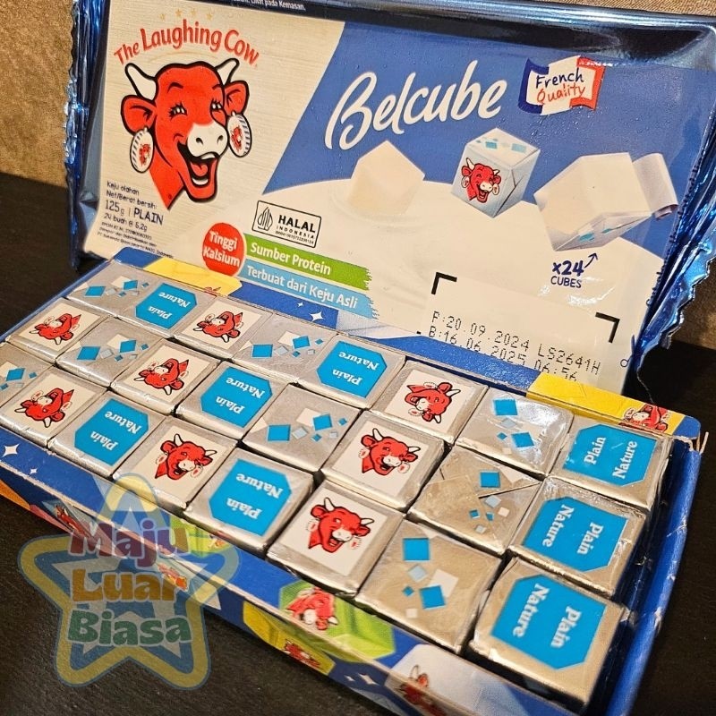 Belcube Cheese Keju Mpasi Halal Lembut Isi 24 Pcs