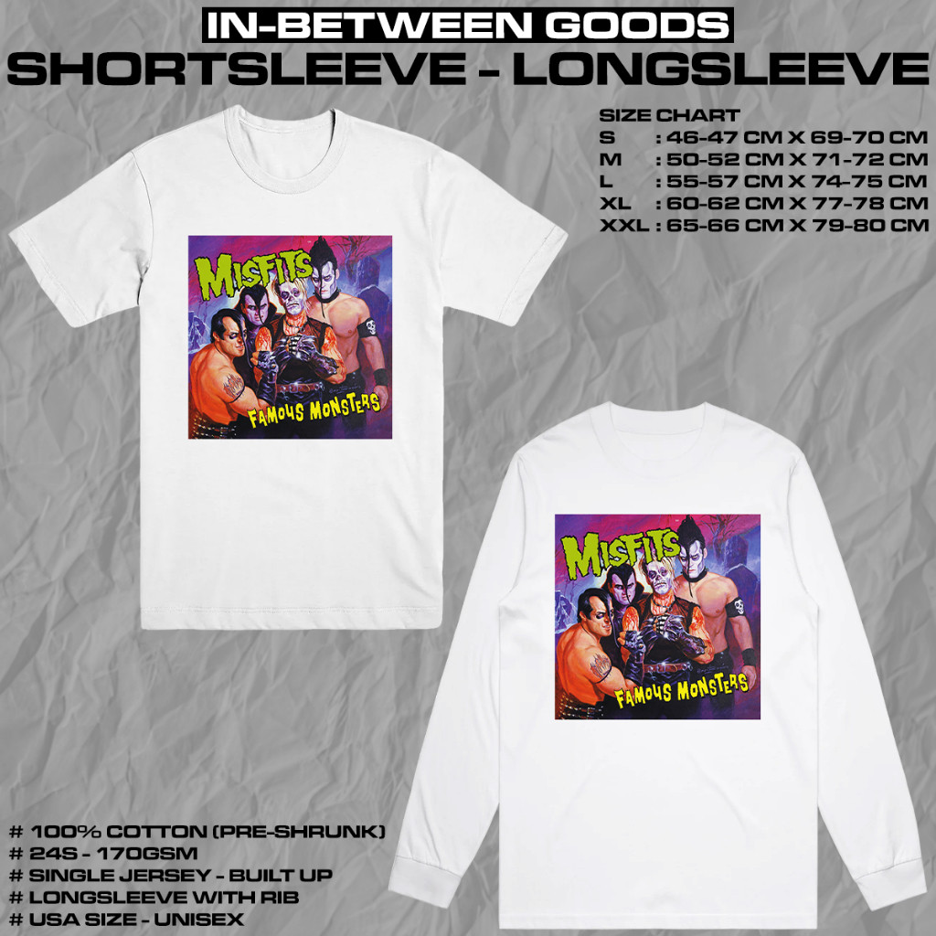 MISFITS - FAMOUS MONSTERS | T-SHIRT | LONGSLEEVE | BAND MERCH1
