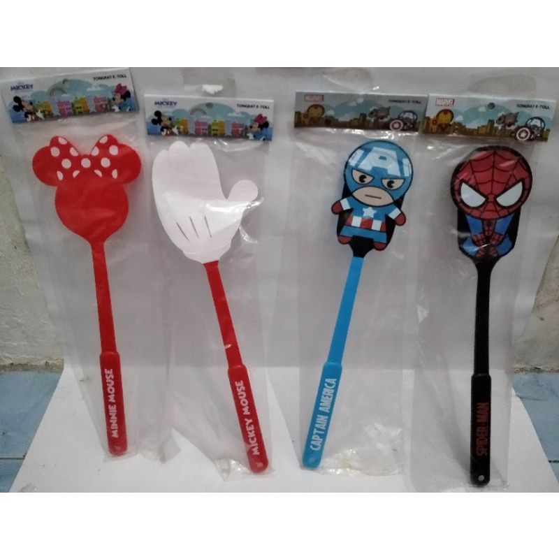 Ready Stok Tongkat E-Toll Disney Marvel AST Mickey Mouse/Mini Mouse/Captain America/Spiderman Tongto