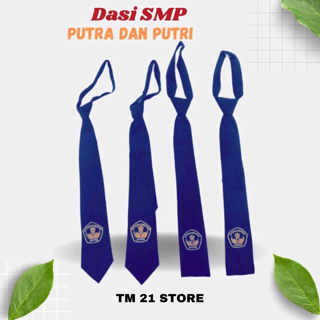 Dasi SMP Perekat - Dasi Sekolah SMP Logo Bordir