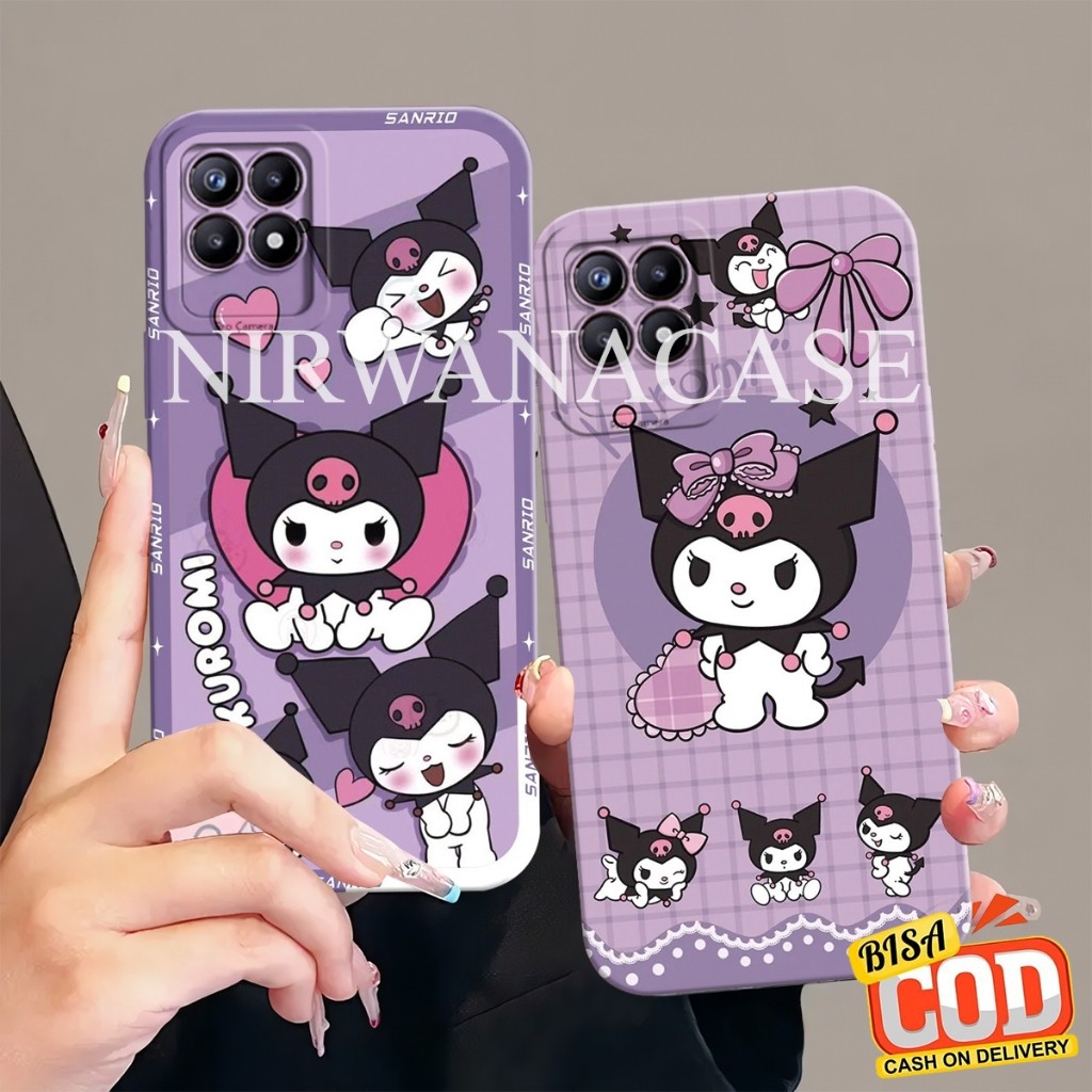 Softcase Hp Realme 8i - Nalzo 50 4G - Realme 8 4G - Realme 8 pro - Realme 8 5G Motif Kuromi Case Pro