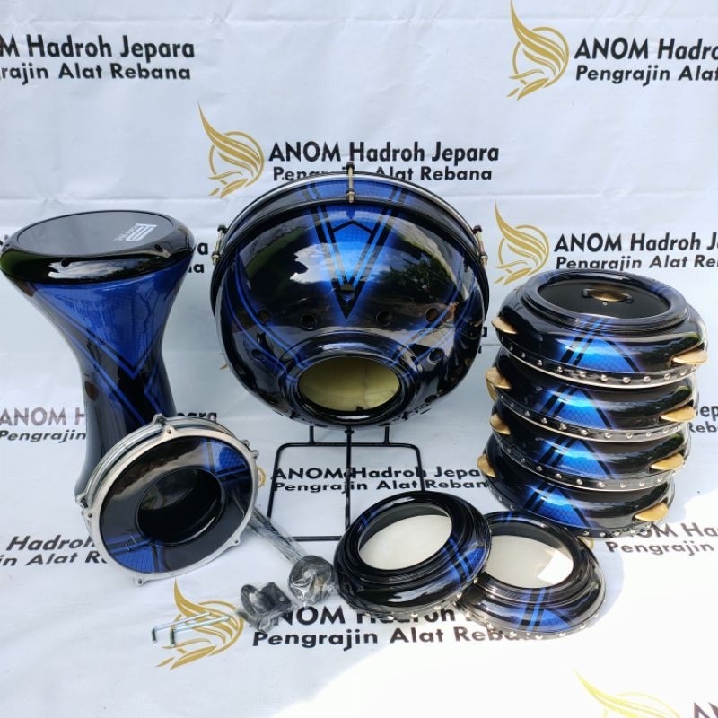 Alat Hadroh 1 Set Motif Jepara Kualitas TerbaikCOD