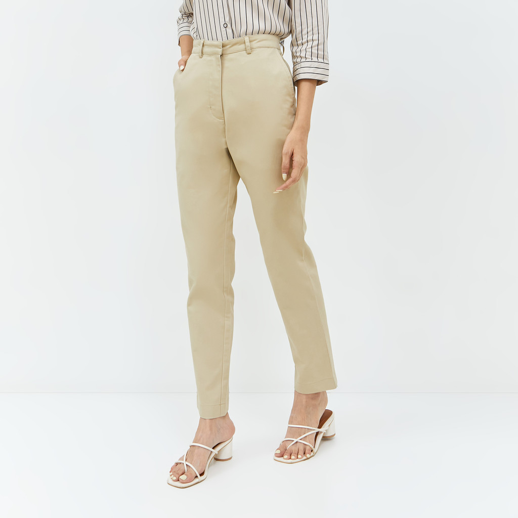 Geela Official - Chinos Pants Cream (G.3021) | Celana Wanita